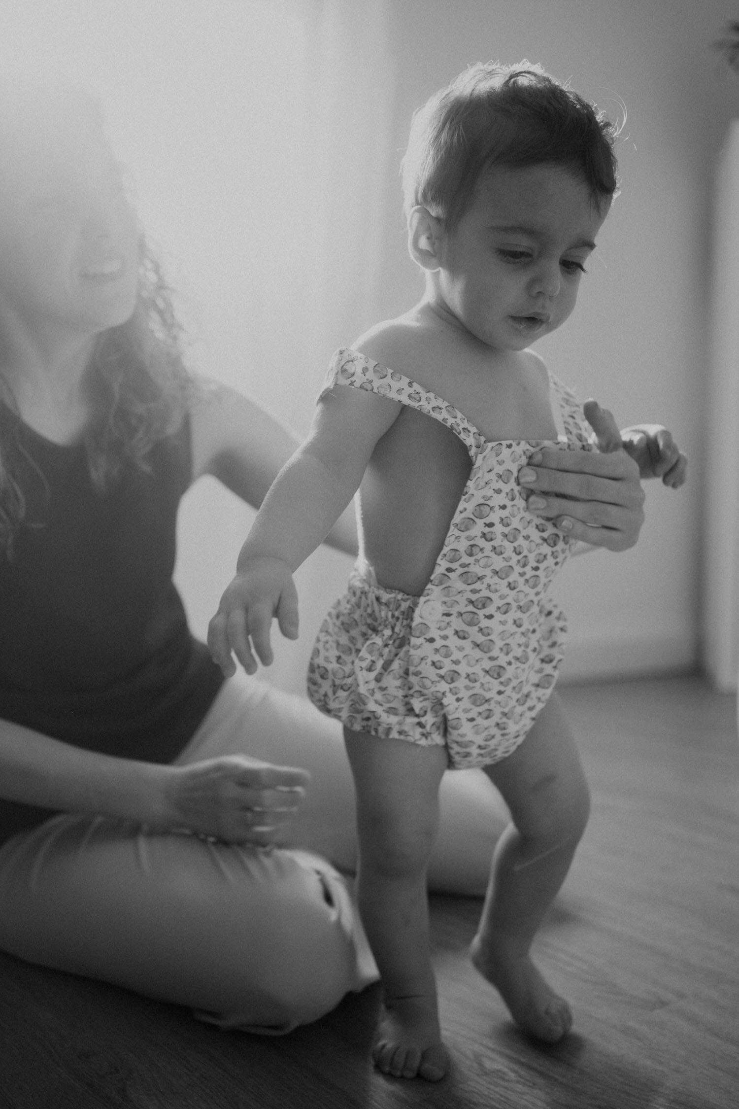 Fotografía niño con mamá